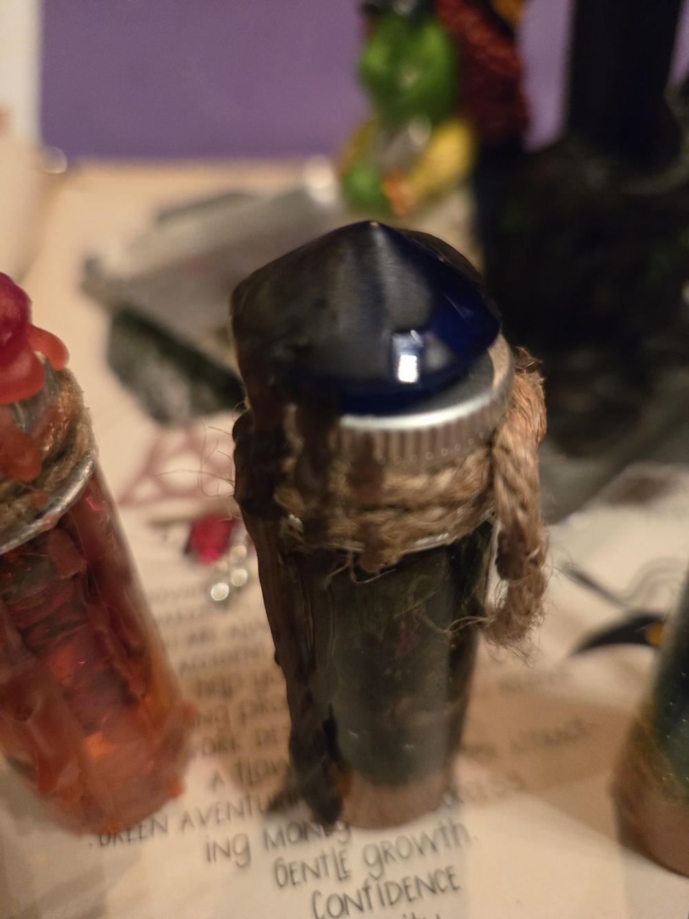 Small Handcarfted Spell Jars. Made With Intension And Observance Of Lunar Cycles